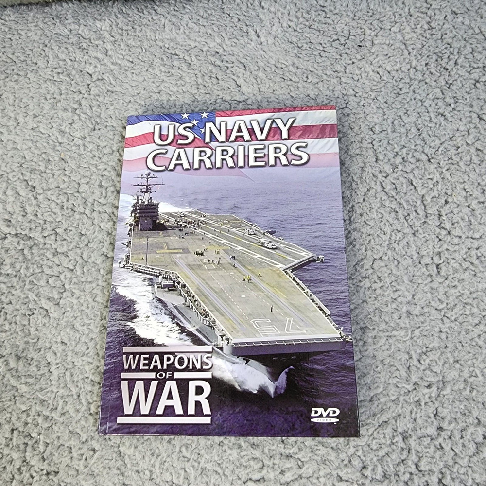 US Navy Carriers - Weapons of War DVD Book United States Naval Aircraft Carrier